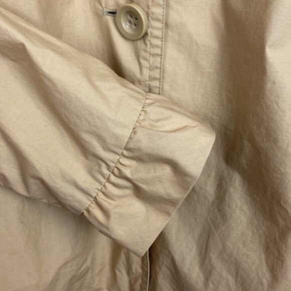 J.Crew 8 Frenchie Slicker Lightweight Jacket Coat Khaki Vintage - Picture 8 of 14